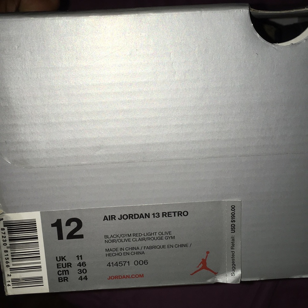 Jordan 13 Retro size 12
